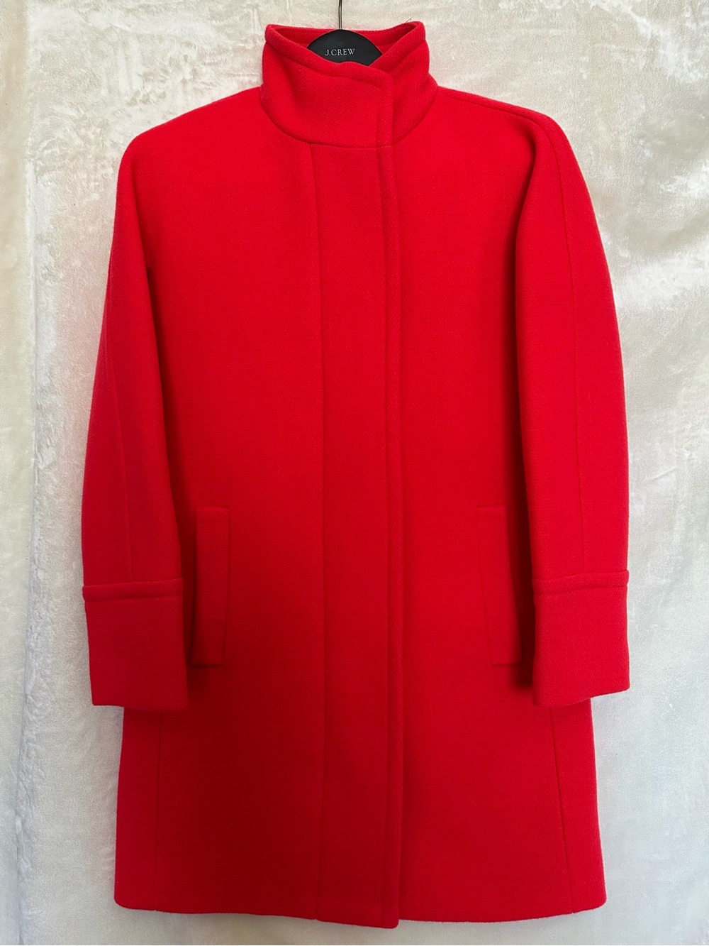 J. Crew Stadium Cloth Nello Gori Wool Cashmere Coat Size 0 NWT